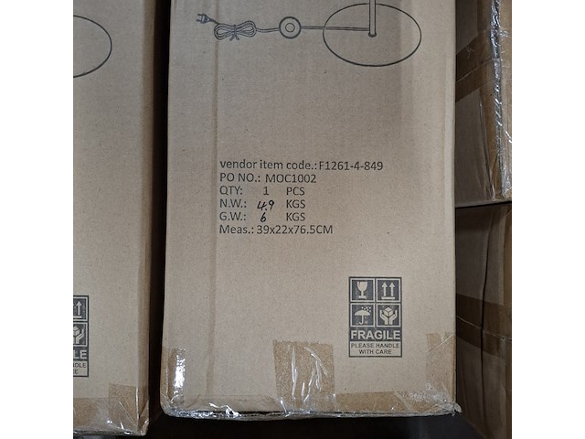 Vloerlamp, furniqs, crystal - afbeelding 4 van  4