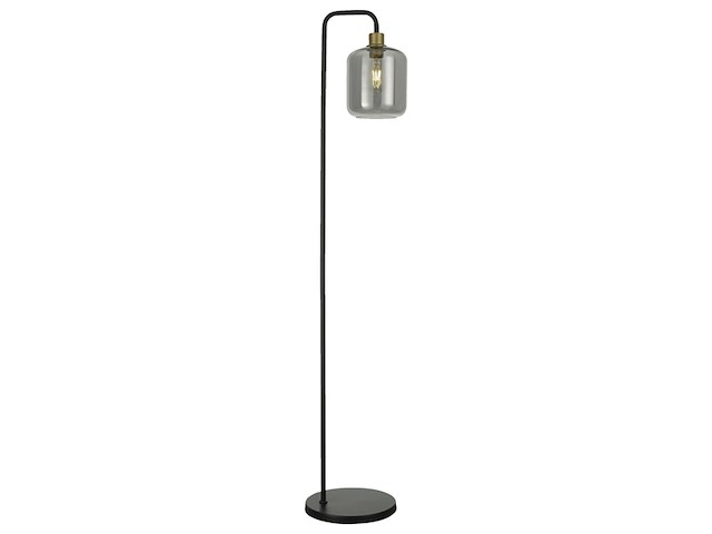 Vloerlamp lusso rookglas 150x28 cm - afbeelding 3 van  4