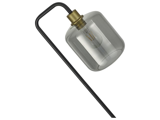 Vloerlamp lusso rookglas 150x28 cm - afbeelding 4 van  4