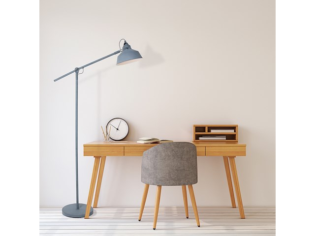 Vloerlamp nove mexlite, 1322gr, grijs, bouwjaar 2025, nieuw in doos - afbeelding 2 van  7