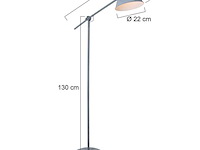 Vloerlamp nove mexlite, 1322gr, grijs, bouwjaar 2025, nieuw in doos - afbeelding 3 van  7