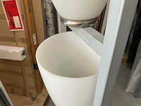 Vloerlamp op metalen frame h180cm - afbeelding 3 van  3