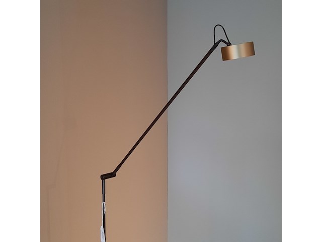 Vloerlamp radius, basica, gold - afbeelding 3 van  9