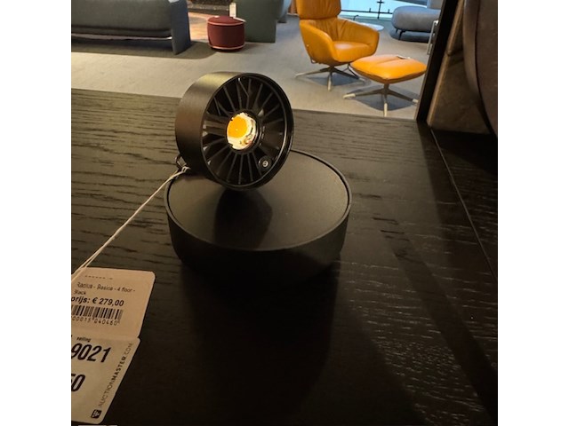 Vloerlamp, radius, basica, zwart - afbeelding 1 van  3