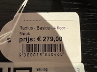 Vloerlamp, radius, basica, zwart - afbeelding 2 van  3