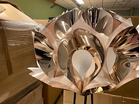 Vloerlamp, slamp, flora floor, koper/brons, 50x170cm - afbeelding 3 van  7