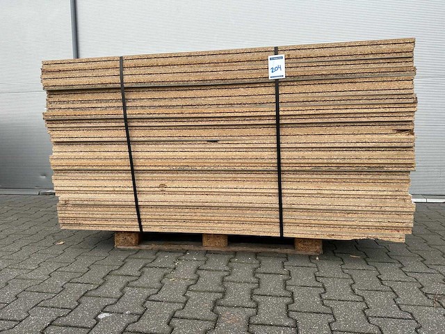 Vloerplaat - spaanplaat 1800x1030x38mm (24x) - afbeelding 2 van  3