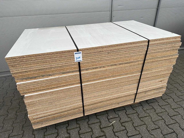 Vloerplaat - spaanplaat 1800x1030x38mm (24x) - afbeelding 1 van  3