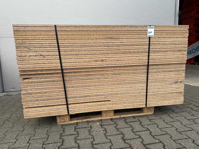 Vloerplaat - spaanplaat 1820x1030x38mm (24x) - afbeelding 2 van  2