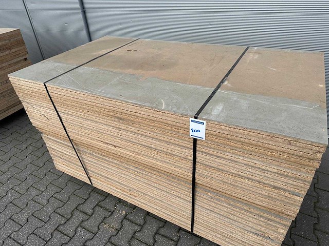 Vloerplaat - spaanplaat 1820x1030x38mm (24x) - afbeelding 1 van  1