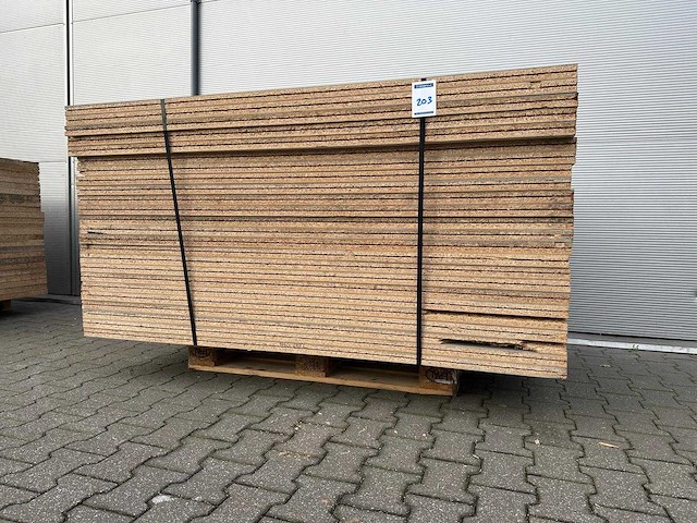 Vloerplaat - spaanplaat 1840x1030x38mm (24x) - afbeelding 3 van  3