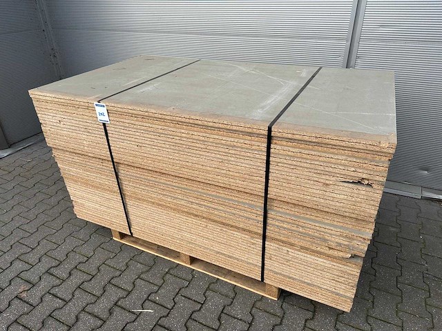 Vloerplaat - spaanplaat 1850x1030x38mm (9x) - afbeelding 1 van  3