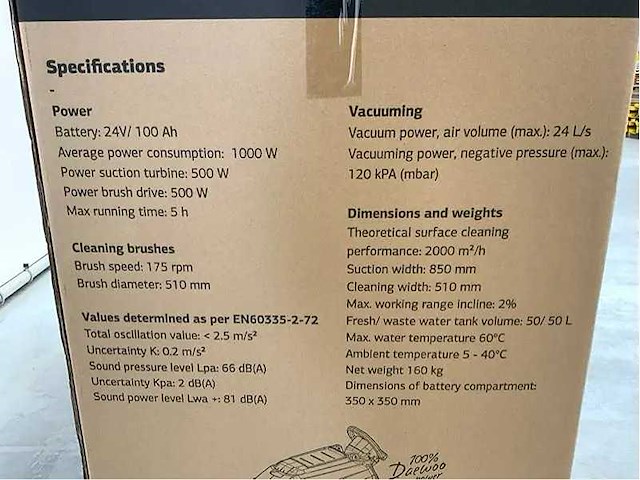 Vloerreiniger - elektrisch - daewoo dafl50a - afbeelding 15 van  17