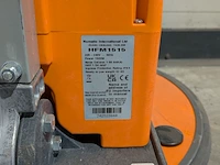 Vloerschuurmachine roterend met stofzuiger 230v, numatic, hfm 1515, 2024 - afbeelding 9 van  9