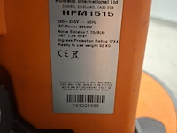 Vloerschuurmachine roterend met stofzuiger 230v numatic, hfm 1515, bouwjaar 2018 - afbeelding 7 van  8