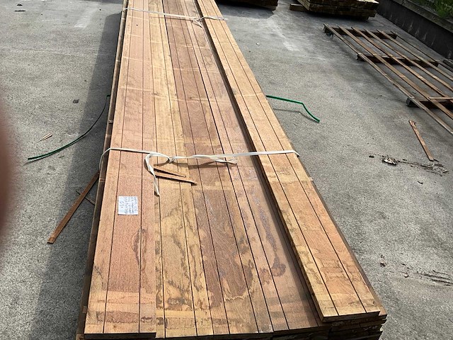 Vlonderplank 3950x190x25 mm (25x) - afbeelding 5 van  6