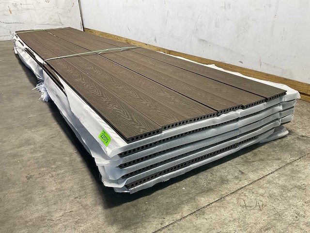 Vlonderplank co-ex composiet 420x14,5x2,3 cm bruin (20x) - afbeelding 5 van  8