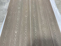 Vlonderplank co-ex composiet 420x14,5x2,3 cm bruin (20x) - afbeelding 3 van  8