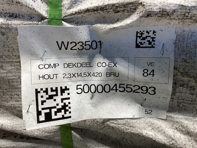 Vlonderplank co-ex composiet 420x14,5x2,3 cm bruin (40x) - afbeelding 7 van  8