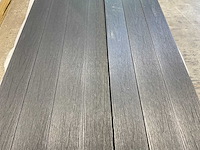 Vlonderplank co-ex composiet 420x14,5x2,3 cm zwart (20x) - afbeelding 3 van  7