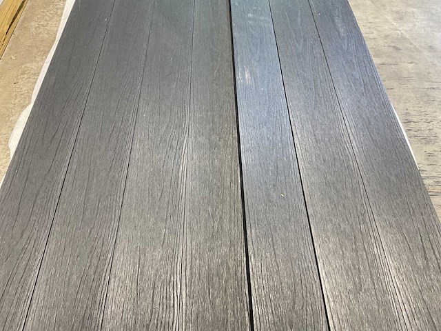Vlonderplank co-ex composiet 420x14,5x2,3 cm zwart (29x) - afbeelding 3 van  7