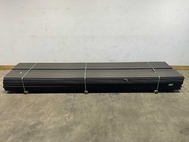 Vlonderplank composiet massief 420x25x2,2 cm antraciet (47x) - afbeelding 6 van  8