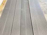 Vlonderplank composiet massief 420x25x2,2 cm antraciet (47x) - afbeelding 7 van  8