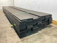 Vlonderplank composiet massief 420x25x2,2 cm antraciet (47x) - afbeelding 2 van  8