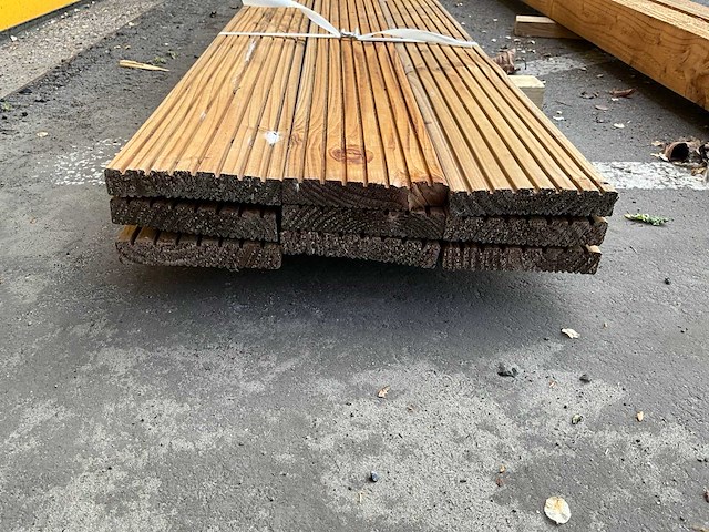 Vlonderplank douglas 5000x135x25 mm (9x) - afbeelding 2 van  4