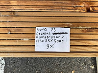 Vlonderplank douglas 5000x135x25 mm (9x) - afbeelding 4 van  4