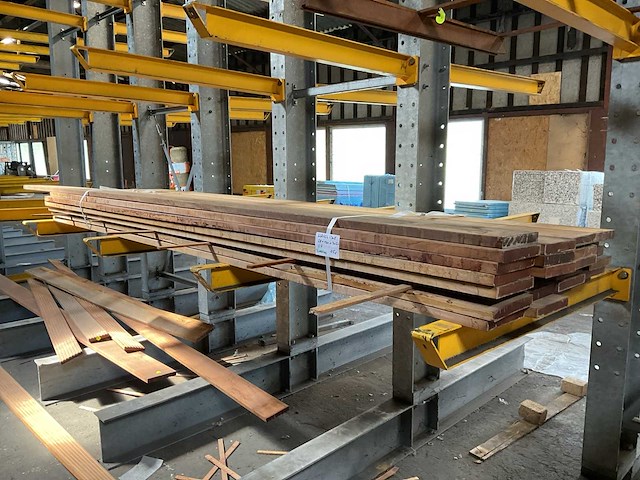Vlonderplank hardhout 28x190x3050 mm (25x) - afbeelding 1 van  3