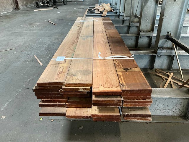Vlonderplank hardhout 28x190x3050 mm (32x) - afbeelding 5 van  7