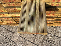 Vlonderplanken geïmpregneerd, 4800x145mm 98 stuks 470m1 nieuw ongebruikt - afbeelding 3 van  3
