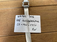 Vlonderplanken hardhout 28x190x2750 mm (8x) - afbeelding 4 van  4