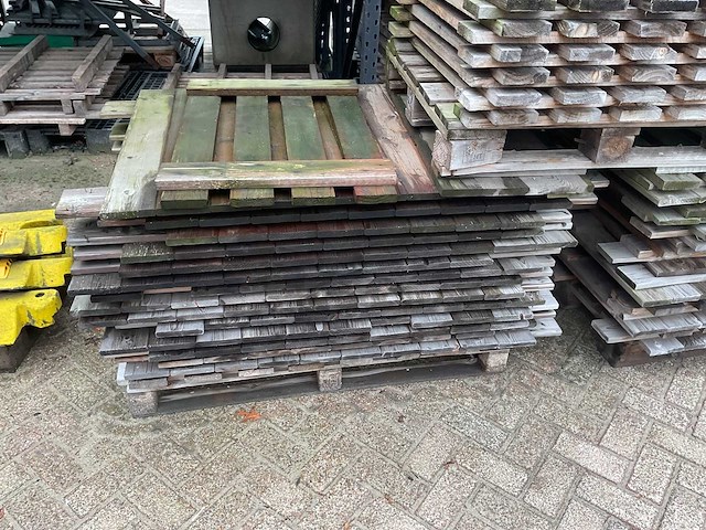 Vlonderplanken voor palletstelling - afbeelding 1 van  2