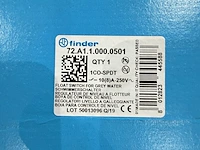 Vlotterschakelaar grijswater, finder, 72.a1.1.000.0501, blauw/zwart - afbeelding 2 van  4