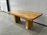 Vm design massief houten eetkamertafel - afbeelding 2 van  5