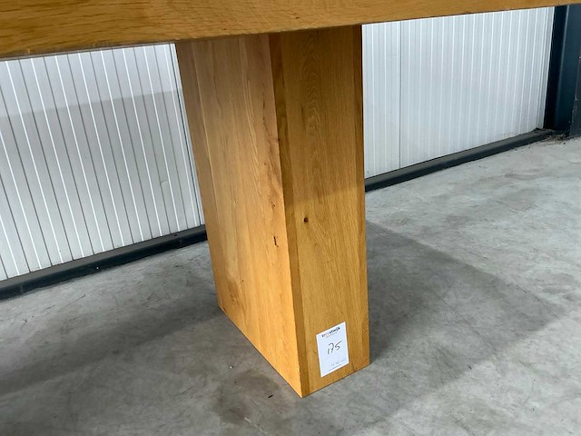 Vm design massief houten eetkamertafel - afbeelding 5 van  5