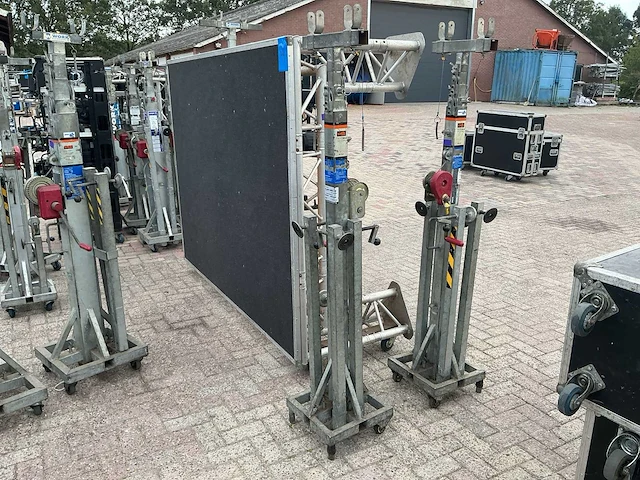 Vmb te-064 windup statief aluminium (2x) - afbeelding 1 van  4