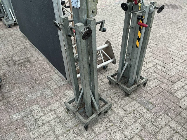 Vmb te-064 windup statief aluminium (2x) - afbeelding 4 van  4