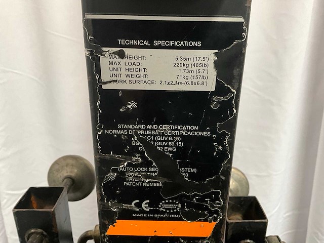 Vmb te-071 stand winch (2x) - afbeelding 2 van  8