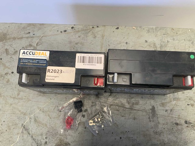 Vmf-battery - sla20-12 - 12v 20ah - accu (2x) - afbeelding 1 van  4