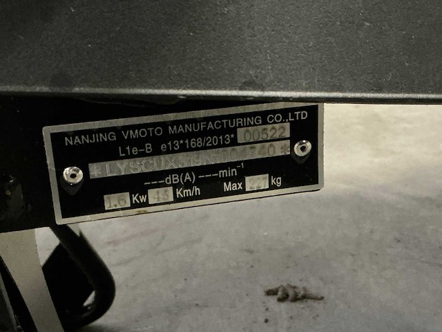 Vmoto - cux - e-scooter - afbeelding 5 van  9