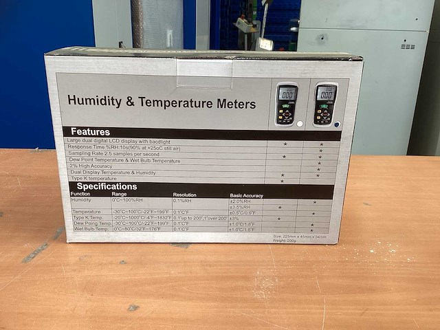 Vochtigheids & tempratuur meter - lcd display - afbeelding 4 van  6