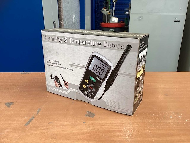 Vochtigheids & tempratuur meter - lcd display - afbeelding 2 van  6