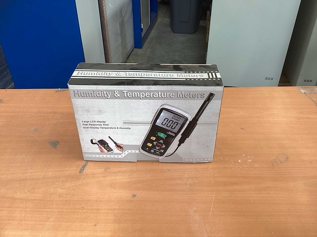 Vochtigheids & tempratuur meter - lcd display - afbeelding 6 van  6
