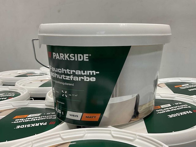Vochtregulerende matte muur- en plafondverf - 2,5 liter - wit (40x) - afbeelding 1 van  7