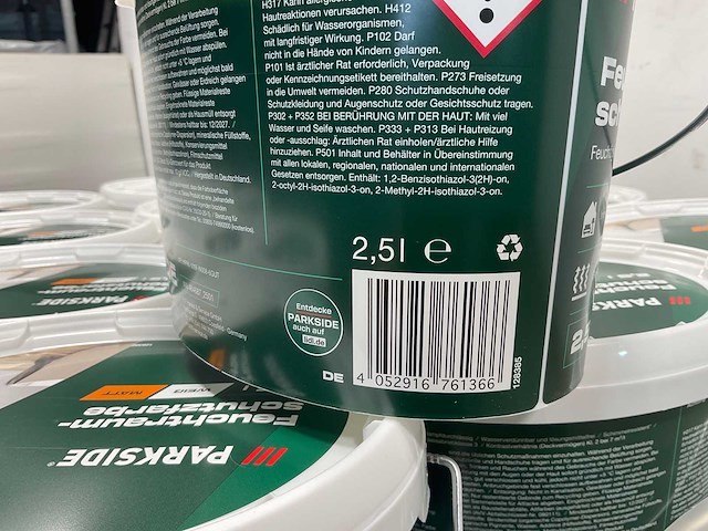 Vochtregulerende matte muur- en plafondverf - 2,5 liter - wit (80x) - afbeelding 5 van  7