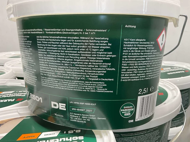 Vochtregulerende matte muur- en plafondverf - 2,5 liter - wit (80x) - afbeelding 4 van  8