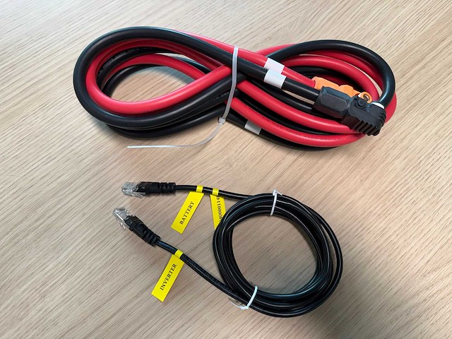 Voedingskabel kit t.b.v. batterijen (4x) - afbeelding 1 van  5
